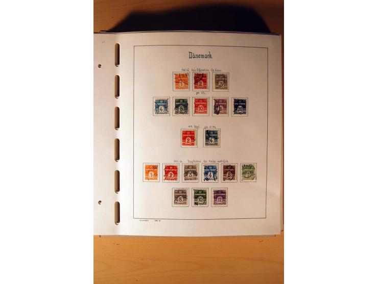 1851/1982, gestempelte kpl. Sammlung mit vielen Unternummern, u.a. Mi.-Nr. 2I und II, Farben, Zähnungen, vielen Zusammendruck