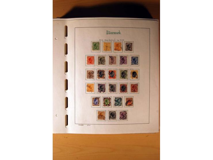 1851/1982, gestempelte kpl. Sammlung mit vielen Unternummern, u.a. Mi.-Nr. 2I und II, Farben, Zähnungen, vielen Zusammendruck
