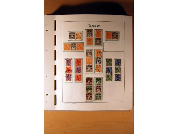 1851/1982, gestempelte kpl. Sammlung mit vielen Unternummern, u.a. Mi.-Nr. 2I und II, Farben, Zähnungen, vielen Zusammendruck