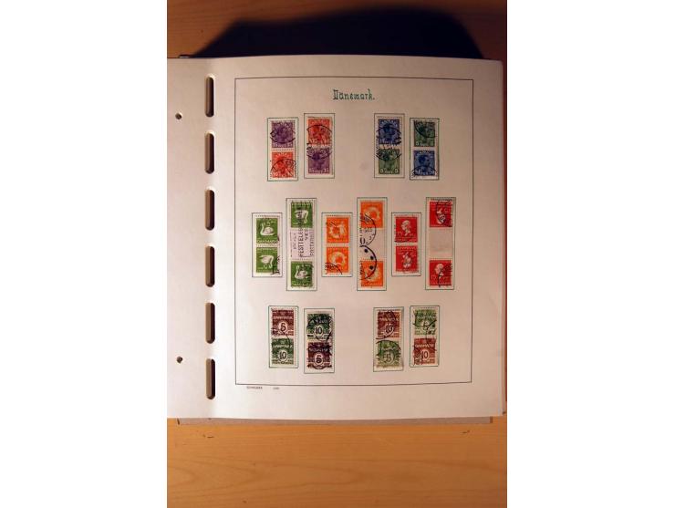 1851/1982, gestempelte kpl. Sammlung mit vielen Unternummern, u.a. Mi.-Nr. 2I und II, Farben, Zähnungen, vielen Zusammendruck