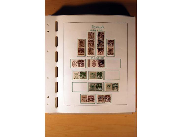 1851/1982, gestempelte kpl. Sammlung mit vielen Unternummern, u.a. Mi.-Nr. 2I und II, Farben, Zähnungen, vielen Zusammendruck