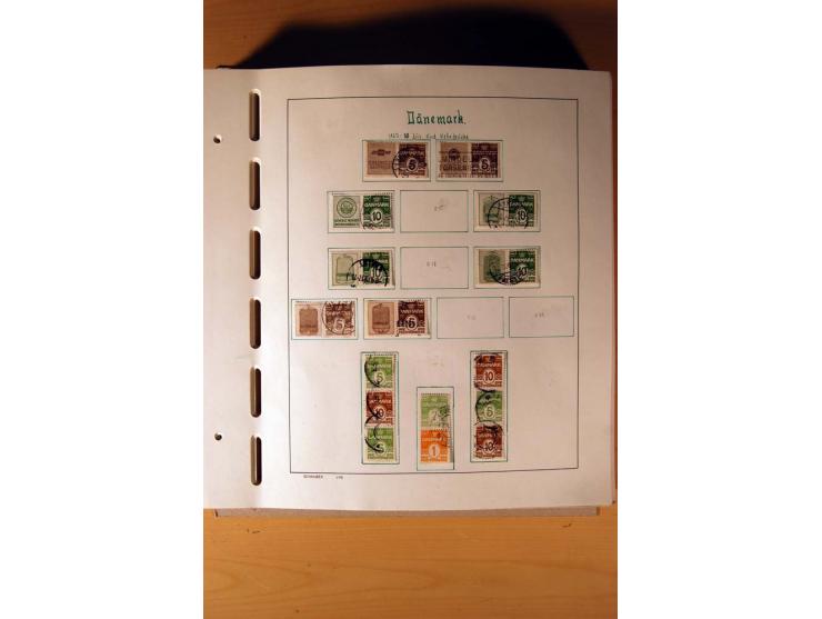1851/1982, gestempelte kpl. Sammlung mit vielen Unternummern, u.a. Mi.-Nr. 2I und II, Farben, Zähnungen, vielen Zusammendruck