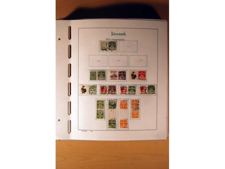 1851/1982, gestempelte kpl. Sammlung mit vielen Unternummern, u.a. Mi.-Nr. 2I und II, Farben, Zähnungen, vielen Zusammendruck