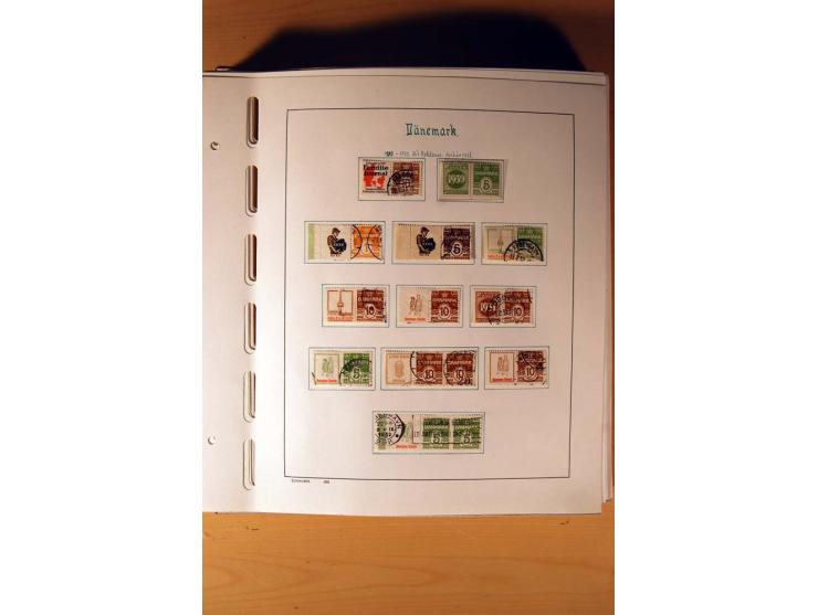 1851/1982, gestempelte kpl. Sammlung mit vielen Unternummern, u.a. Mi.-Nr. 2I und II, Farben, Zähnungen, vielen Zusammendruck