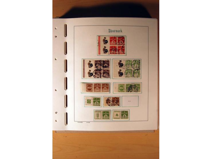 1851/1982, gestempelte kpl. Sammlung mit vielen Unternummern, u.a. Mi.-Nr. 2I und II, Farben, Zähnungen, vielen Zusammendruck