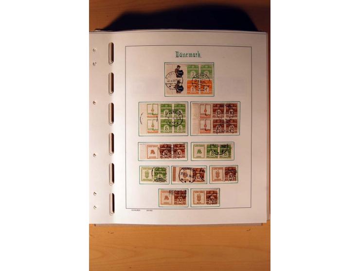1851/1982, gestempelte kpl. Sammlung mit vielen Unternummern, u.a. Mi.-Nr. 2I und II, Farben, Zähnungen, vielen Zusammendruck