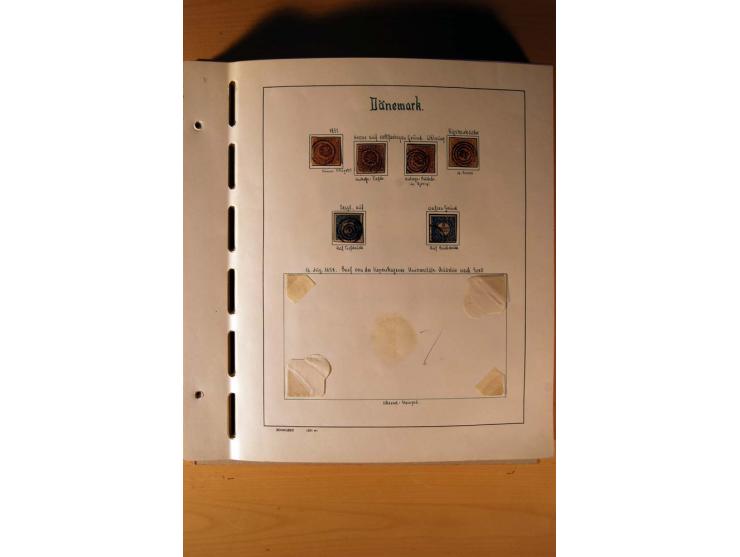 1851/1982, gestempelte kpl. Sammlung mit vielen Unternummern, u.a. Mi.-Nr. 2I und II, Farben, Zähnungen, vielen Zusammendruck