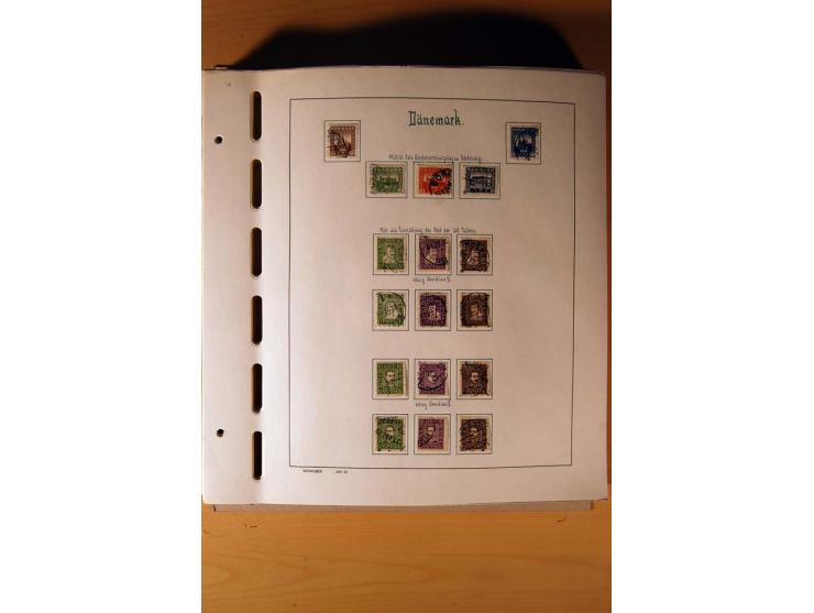 1851/1982, gestempelte kpl. Sammlung mit vielen Unternummern, u.a. Mi.-Nr. 2I und II, Farben, Zähnungen, vielen Zusammendruck