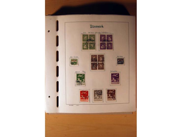 1851/1982, gestempelte kpl. Sammlung mit vielen Unternummern, u.a. Mi.-Nr. 2I und II, Farben, Zähnungen, vielen Zusammendruck