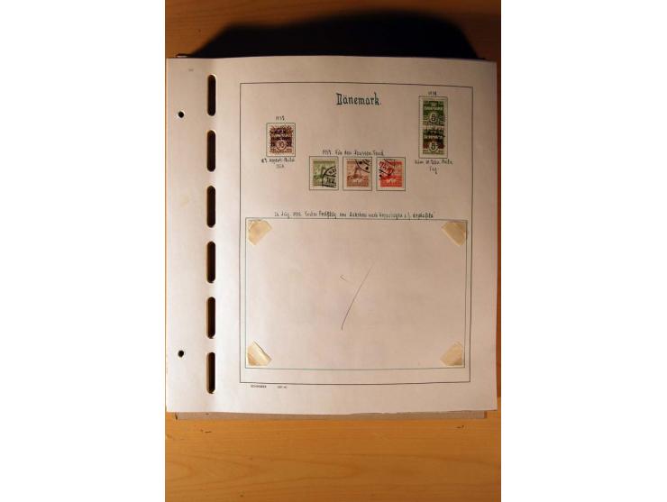 1851/1982, gestempelte kpl. Sammlung mit vielen Unternummern, u.a. Mi.-Nr. 2I und II, Farben, Zähnungen, vielen Zusammendruck