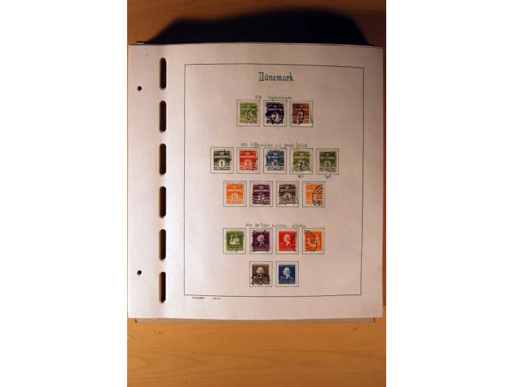 1851/1982, gestempelte kpl. Sammlung mit vielen Unternummern, u.a. Mi.-Nr. 2I und II, Farben, Zähnungen, vielen Zusammendruck