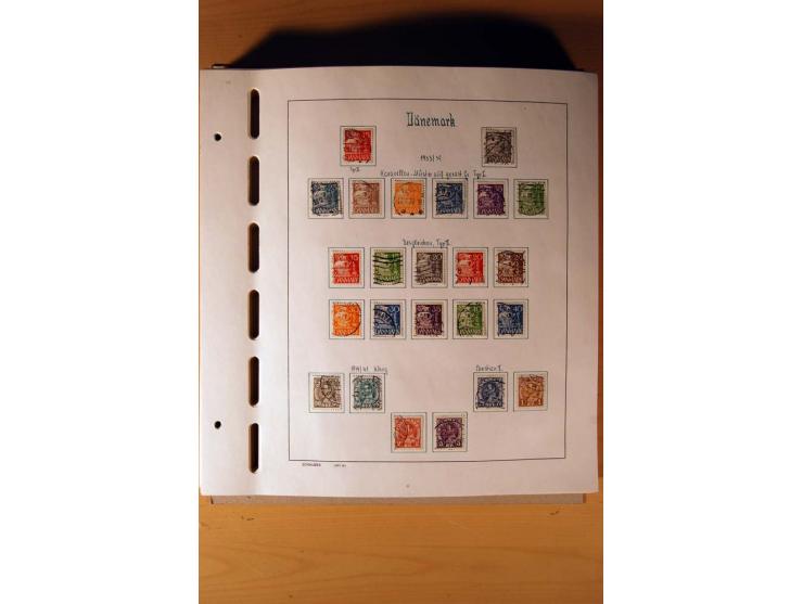 1851/1982, gestempelte kpl. Sammlung mit vielen Unternummern, u.a. Mi.-Nr. 2I und II, Farben, Zähnungen, vielen Zusammendruck