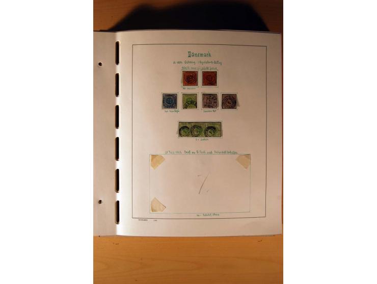 1851/1982, gestempelte kpl. Sammlung mit vielen Unternummern, u.a. Mi.-Nr. 2I und II, Farben, Zähnungen, vielen Zusammendruck