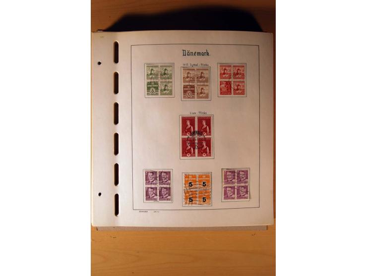1851/1982, gestempelte kpl. Sammlung mit vielen Unternummern, u.a. Mi.-Nr. 2I und II, Farben, Zähnungen, vielen Zusammendruck