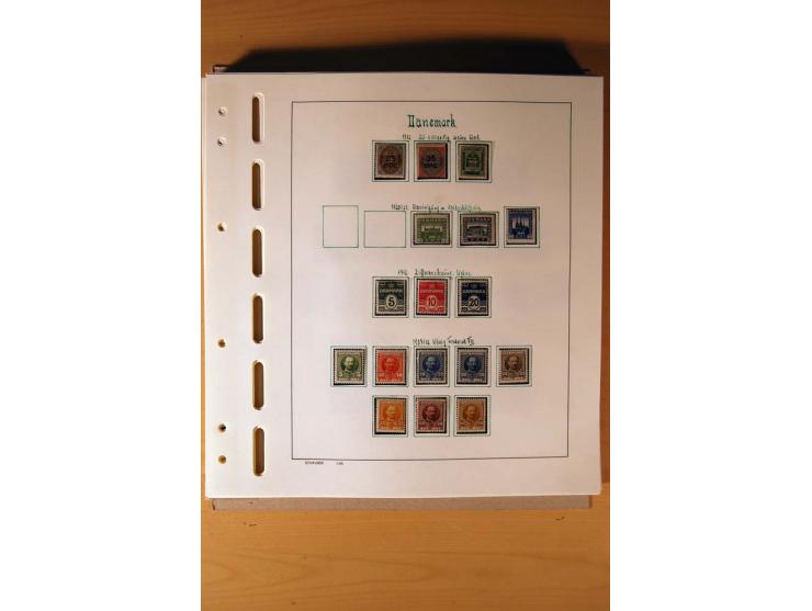 1851/1982, gestempelte kpl. Sammlung mit vielen Unternummern, u.a. Mi.-Nr. 2I und II, Farben, Zähnungen, vielen Zusammendruck