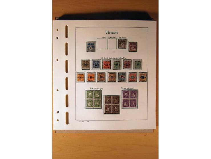 1851/1982, gestempelte kpl. Sammlung mit vielen Unternummern, u.a. Mi.-Nr. 2I und II, Farben, Zähnungen, vielen Zusammendruck