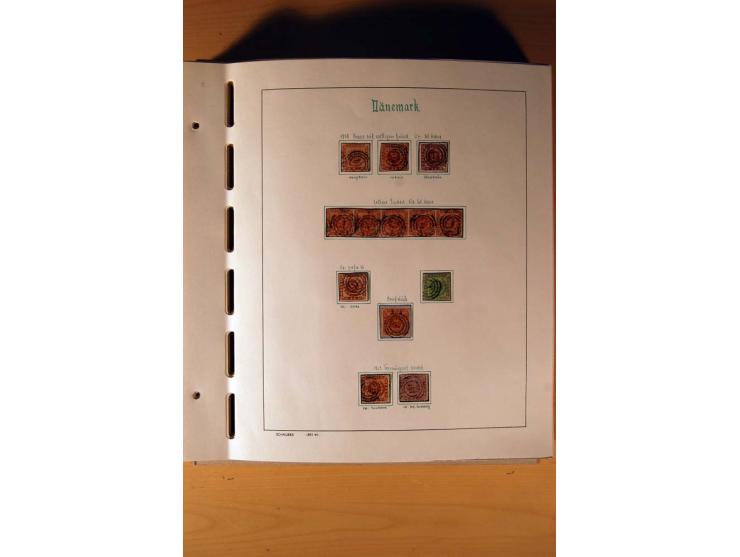 1851/1982, gestempelte kpl. Sammlung mit vielen Unternummern, u.a. Mi.-Nr. 2I und II, Farben, Zähnungen, vielen Zusammendruck