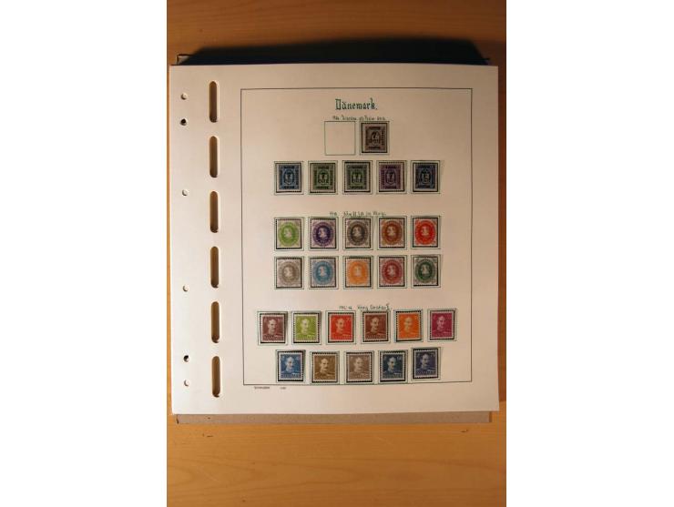 1851/1982, gestempelte kpl. Sammlung mit vielen Unternummern, u.a. Mi.-Nr. 2I und II, Farben, Zähnungen, vielen Zusammendruck