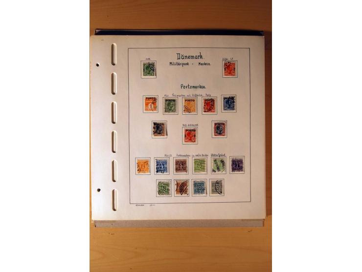 1851/1982, gestempelte kpl. Sammlung mit vielen Unternummern, u.a. Mi.-Nr. 2I und II, Farben, Zähnungen, vielen Zusammendruck