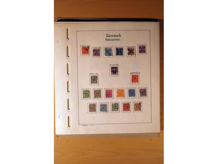 1851/1982, gestempelte kpl. Sammlung mit vielen Unternummern, u.a. Mi.-Nr. 2I und II, Farben, Zähnungen, vielen Zusammendruck