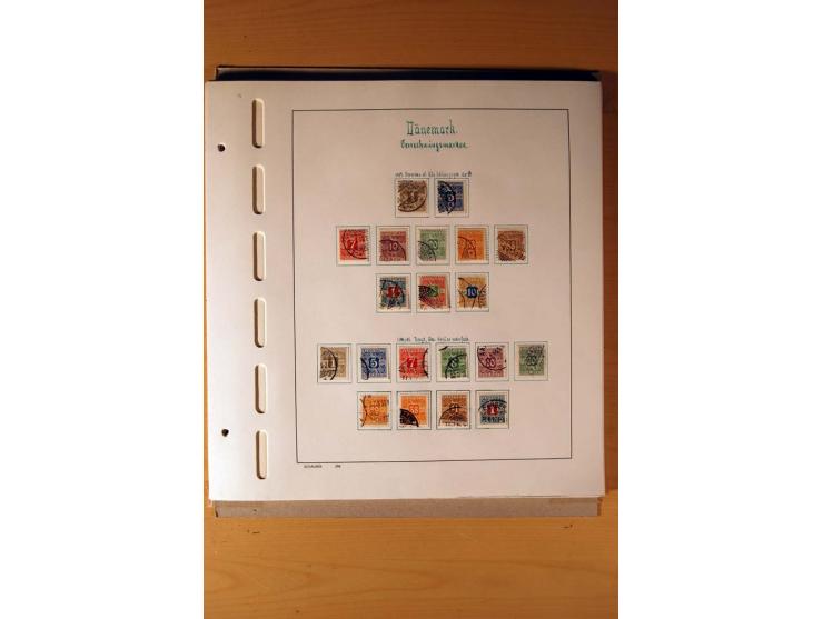 1851/1982, gestempelte kpl. Sammlung mit vielen Unternummern, u.a. Mi.-Nr. 2I und II, Farben, Zähnungen, vielen Zusammendruck
