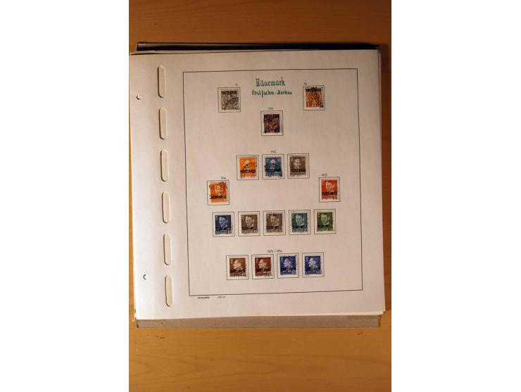 1851/1982, gestempelte kpl. Sammlung mit vielen Unternummern, u.a. Mi.-Nr. 2I und II, Farben, Zähnungen, vielen Zusammendruck