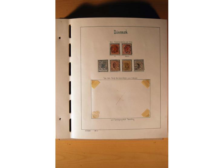 1851/1982, gestempelte kpl. Sammlung mit vielen Unternummern, u.a. Mi.-Nr. 2I und II, Farben, Zähnungen, vielen Zusammendruck