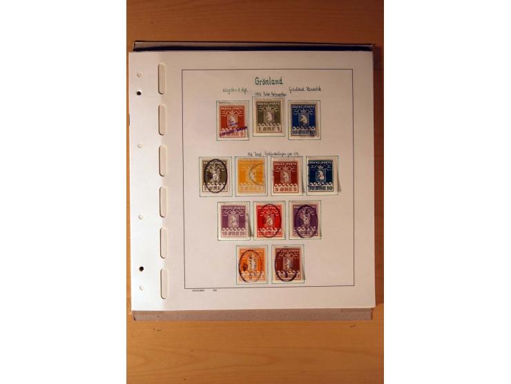1851/1982, gestempelte kpl. Sammlung mit vielen Unternummern, u.a. Mi.-Nr. 2I und II, Farben, Zähnungen, vielen Zusammendruck