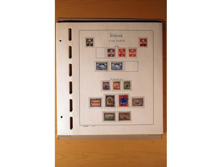 1851/1982, gestempelte kpl. Sammlung mit vielen Unternummern, u.a. Mi.-Nr. 2I und II, Farben, Zähnungen, vielen Zusammendruck