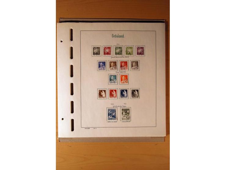 1851/1982, gestempelte kpl. Sammlung mit vielen Unternummern, u.a. Mi.-Nr. 2I und II, Farben, Zähnungen, vielen Zusammendruck