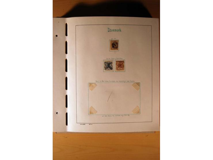 1851/1982, gestempelte kpl. Sammlung mit vielen Unternummern, u.a. Mi.-Nr. 2I und II, Farben, Zähnungen, vielen Zusammendruck