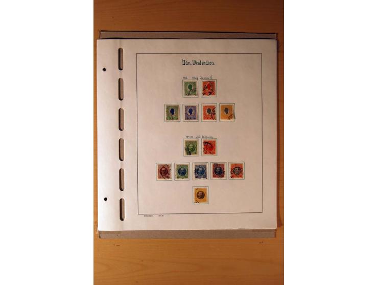 1851/1982, gestempelte kpl. Sammlung mit vielen Unternummern, u.a. Mi.-Nr. 2I und II, Farben, Zähnungen, vielen Zusammendruck