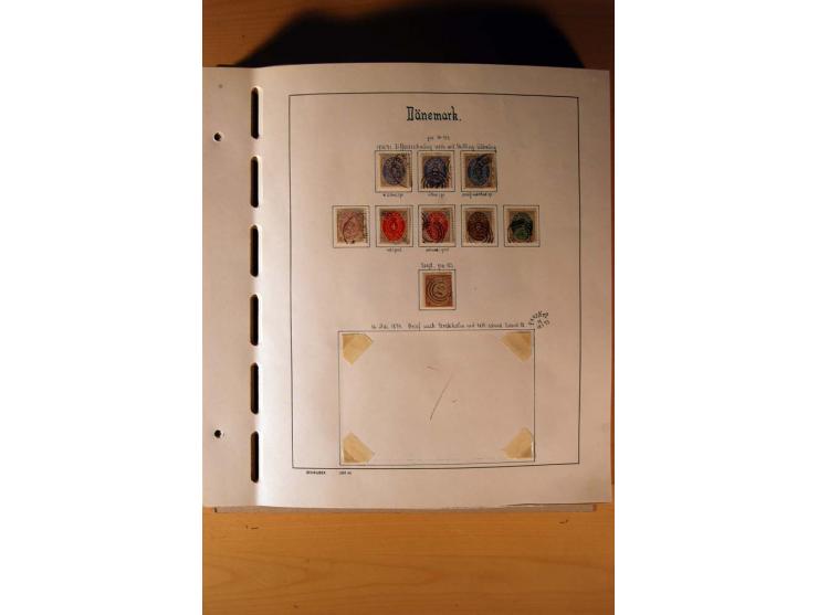1851/1982, gestempelte kpl. Sammlung mit vielen Unternummern, u.a. Mi.-Nr. 2I und II, Farben, Zähnungen, vielen Zusammendruck