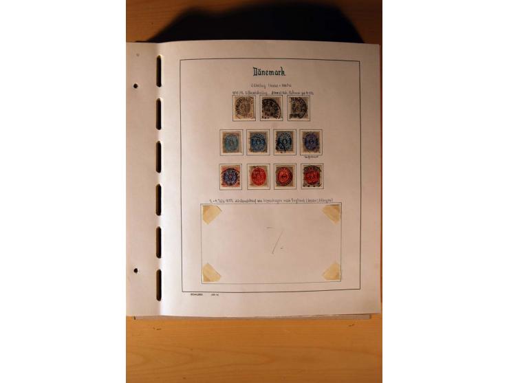 1851/1982, gestempelte kpl. Sammlung mit vielen Unternummern, u.a. Mi.-Nr. 2I und II, Farben, Zähnungen, vielen Zusammendruck