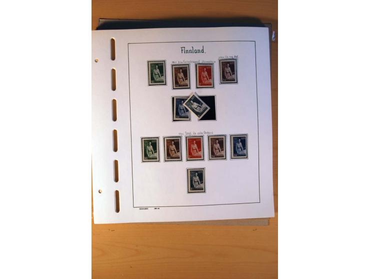1856/1976, gestempelte kpl. Sammlung mit einer Vielzahl von Unternummern wie Zähnungen, Farben etc., dabei u.a. Mi.-Nr. 1I mi