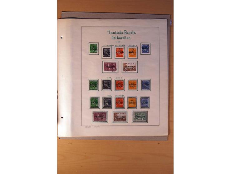 1856/1976, gestempelte kpl. Sammlung mit einer Vielzahl von Unternummern wie Zähnungen, Farben etc., dabei u.a. Mi.-Nr. 1I mi