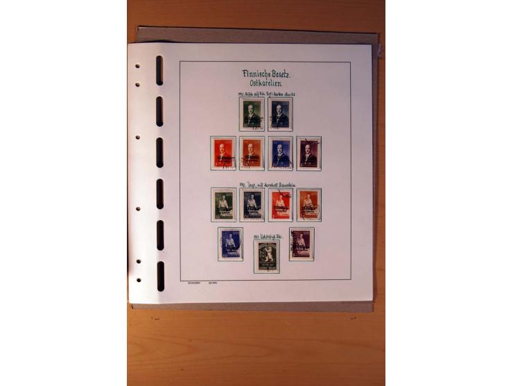 1856/1976, gestempelte kpl. Sammlung mit einer Vielzahl von Unternummern wie Zähnungen, Farben etc., dabei u.a. Mi.-Nr. 1I mi