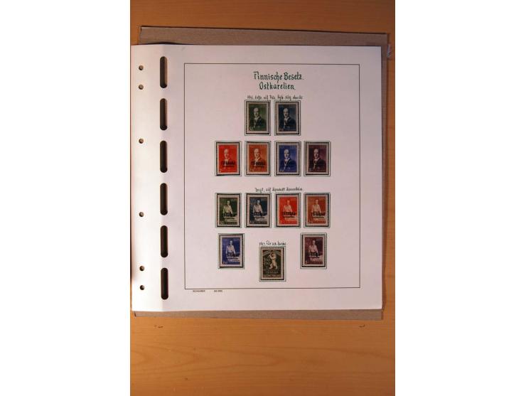 1856/1976, gestempelte kpl. Sammlung mit einer Vielzahl von Unternummern wie Zähnungen, Farben etc., dabei u.a. Mi.-Nr. 1I mi