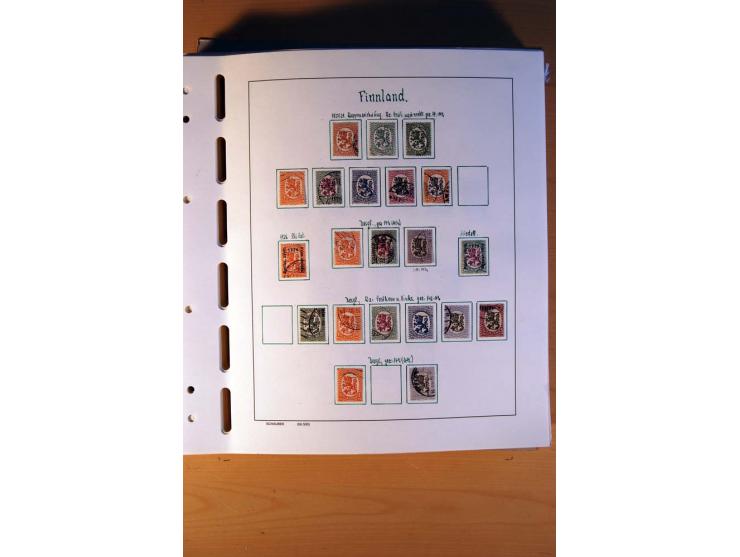 1856/1976, gestempelte kpl. Sammlung mit einer Vielzahl von Unternummern wie Zähnungen, Farben etc., dabei u.a. Mi.-Nr. 1I mi