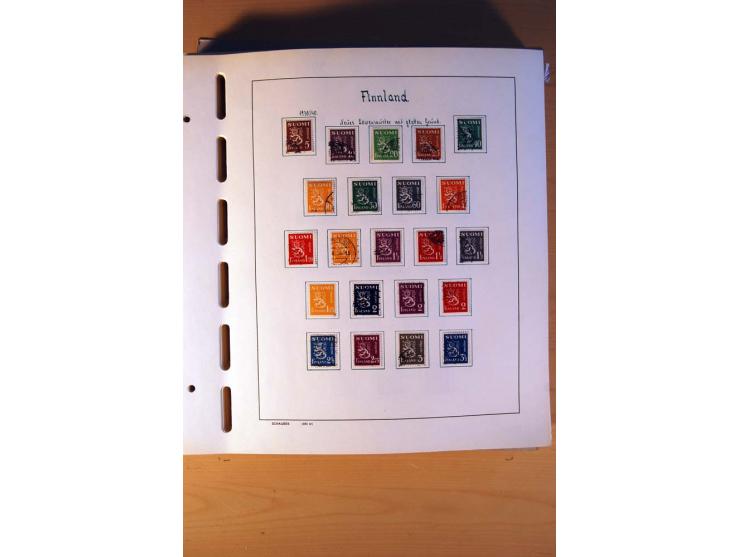 1856/1976, gestempelte kpl. Sammlung mit einer Vielzahl von Unternummern wie Zähnungen, Farben etc., dabei u.a. Mi.-Nr. 1I mi