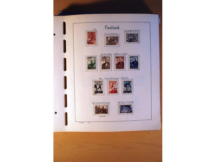 1856/1976, gestempelte kpl. Sammlung mit einer Vielzahl von Unternummern wie Zähnungen, Farben etc., dabei u.a. Mi.-Nr. 1I mi