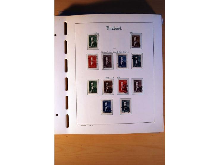 1856/1976, gestempelte kpl. Sammlung mit einer Vielzahl von Unternummern wie Zähnungen, Farben etc., dabei u.a. Mi.-Nr. 1I mi