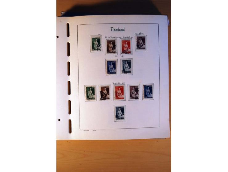 1856/1976, gestempelte kpl. Sammlung mit einer Vielzahl von Unternummern wie Zähnungen, Farben etc., dabei u.a. Mi.-Nr. 1I mi