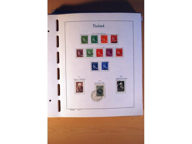 1856/1976, gestempelte kpl. Sammlung mit einer Vielzahl von Unternummern wie Zähnungen, Farben etc., dabei u.a. Mi.-Nr. 1I mi