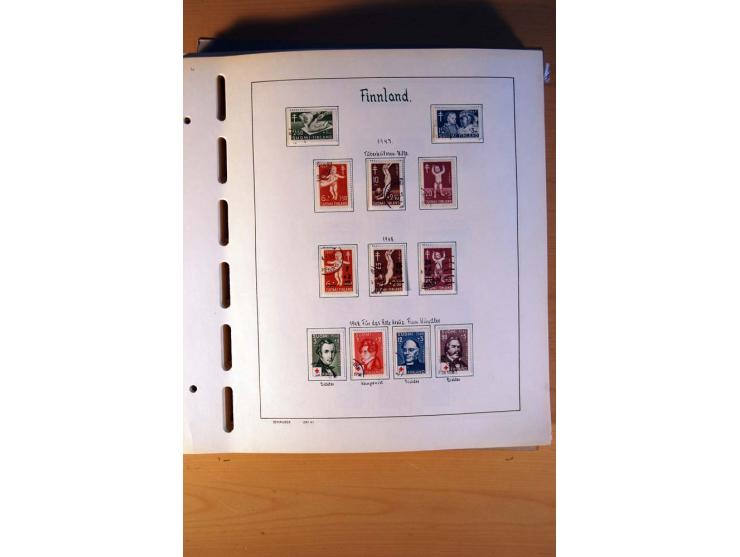 1856/1976, gestempelte kpl. Sammlung mit einer Vielzahl von Unternummern wie Zähnungen, Farben etc., dabei u.a. Mi.-Nr. 1I mi