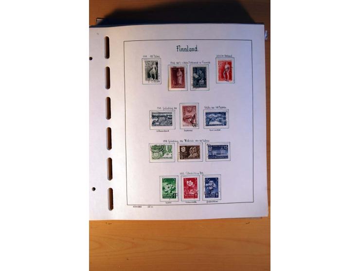 1856/1976, gestempelte kpl. Sammlung mit einer Vielzahl von Unternummern wie Zähnungen, Farben etc., dabei u.a. Mi.-Nr. 1I mi