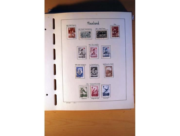 1856/1976, gestempelte kpl. Sammlung mit einer Vielzahl von Unternummern wie Zähnungen, Farben etc., dabei u.a. Mi.-Nr. 1I mi