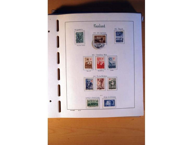 1856/1976, gestempelte kpl. Sammlung mit einer Vielzahl von Unternummern wie Zähnungen, Farben etc., dabei u.a. Mi.-Nr. 1I mi