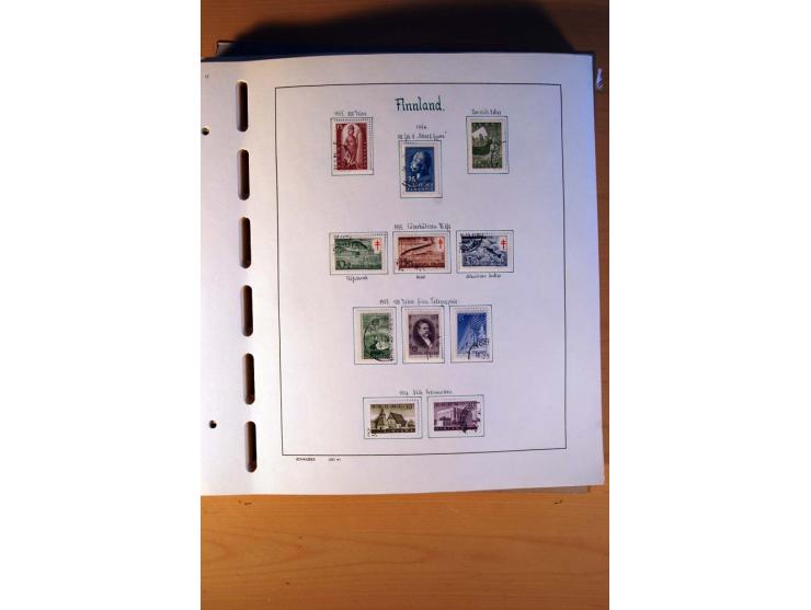 1856/1976, gestempelte kpl. Sammlung mit einer Vielzahl von Unternummern wie Zähnungen, Farben etc., dabei u.a. Mi.-Nr. 1I mi