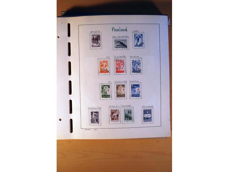 1856/1976, gestempelte kpl. Sammlung mit einer Vielzahl von Unternummern wie Zähnungen, Farben etc., dabei u.a. Mi.-Nr. 1I mi